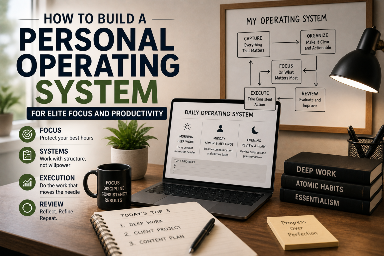 discipline system daily routine environment design for productivity