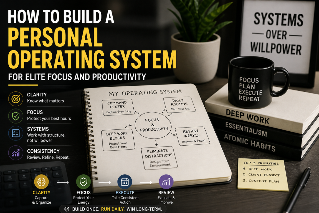 How to Build a Personal Operating System for Deep Focus and Productivity